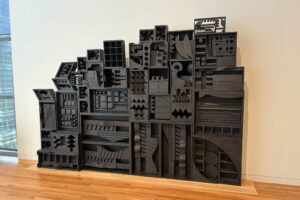 Sculpture At Art Museum Has Shapes Reminiscent Of Dunnage Packaging