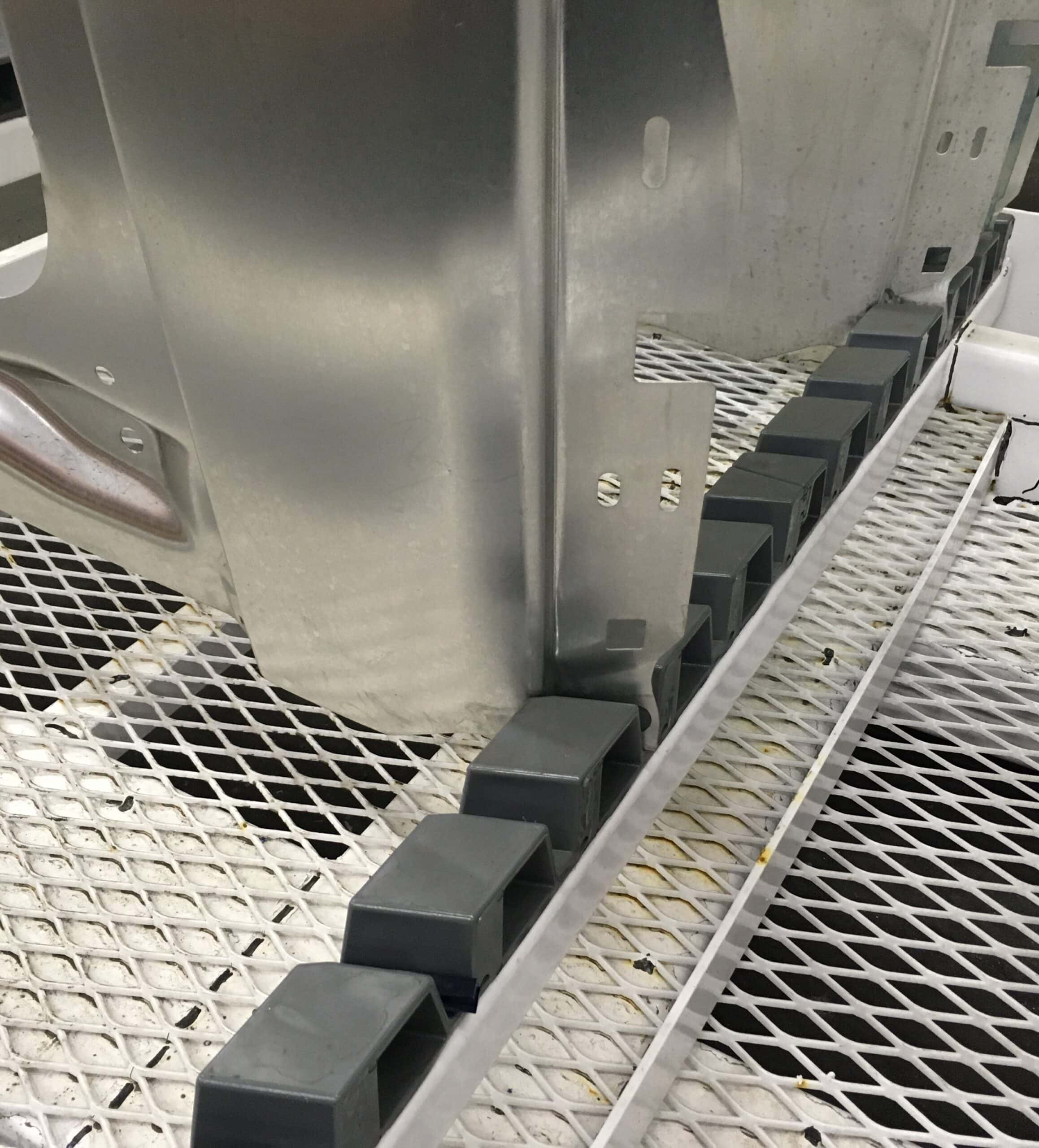 Rack for liftgate stamping
